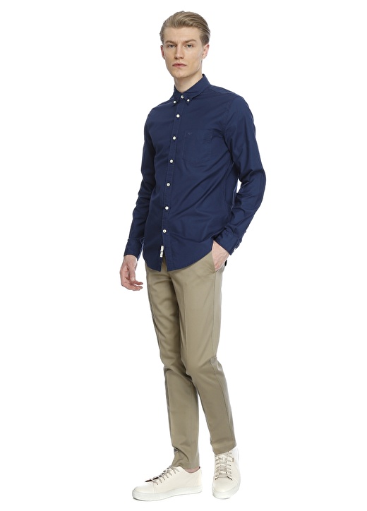 Dockers Lacivert Slim Fit Gömlek 2