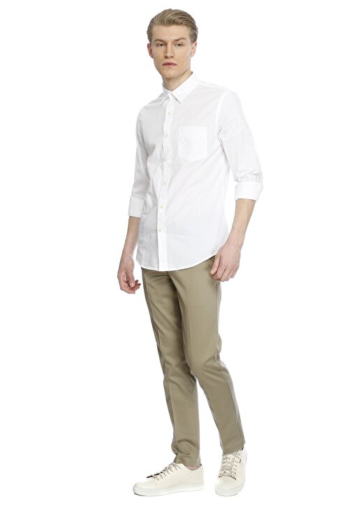 Dockers Beyaz Slim Fit Gömlek 2