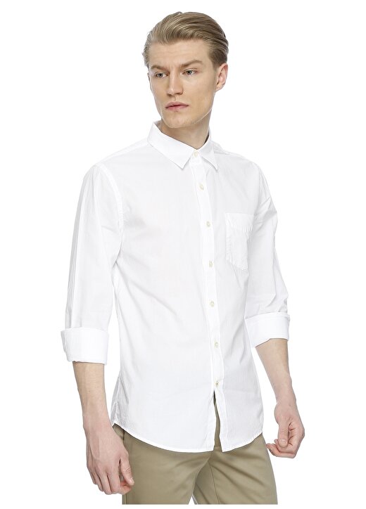 Dockers Beyaz Slim Fit Gömlek 3