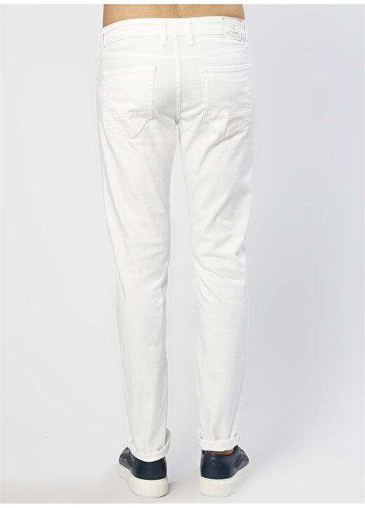 Loft Beyaz Klasik Pantolon 3