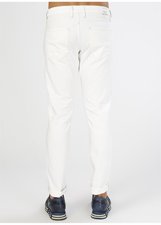 Loft Beyaz Klasik Pantolon 4