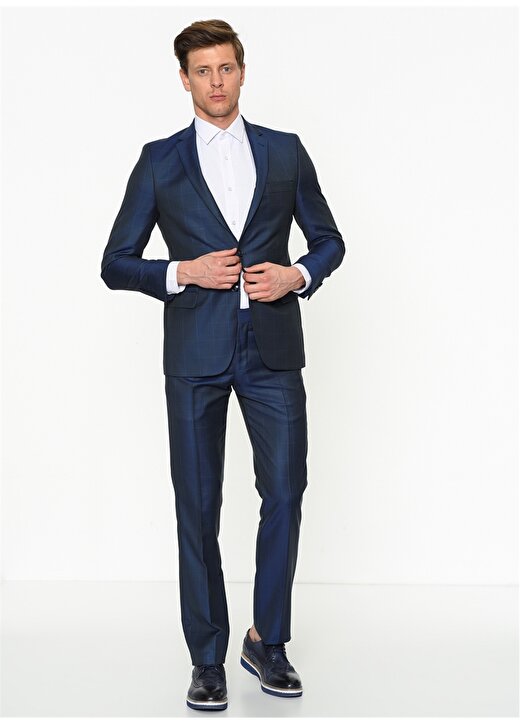 Altinyildiz Classic Slim Fit Lacivert Takım Elbise 1