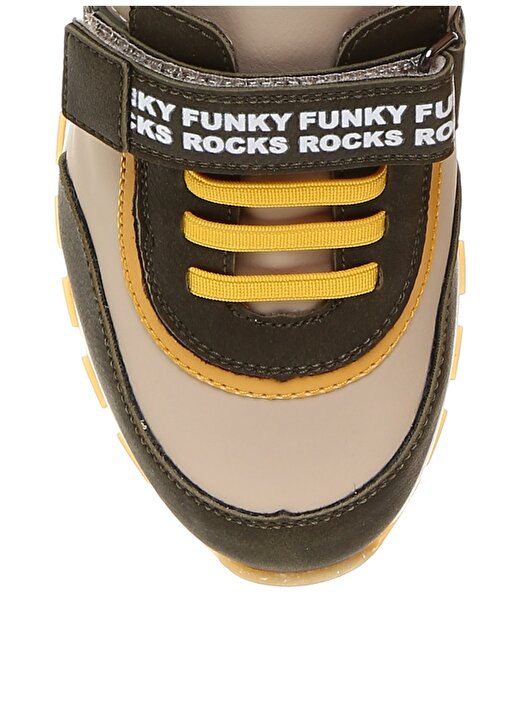 Funky Rocks Çocuk Haki Yürüyüş Ayakkabısı 4