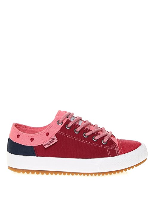 Dockers Kadın Kanvas Kırmızı Düz Ayakkabı 1