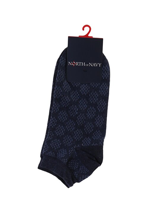 North Of Navy Dikişsiz Parfümlü Lacivert Çorap 1