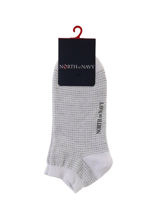 North Of Navy Dikişsiz Parfümlü Gri Çorap 1