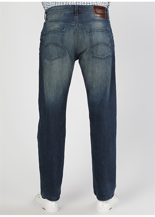 Tommy Jeans Straight Mavi Klasik Pantolon 4