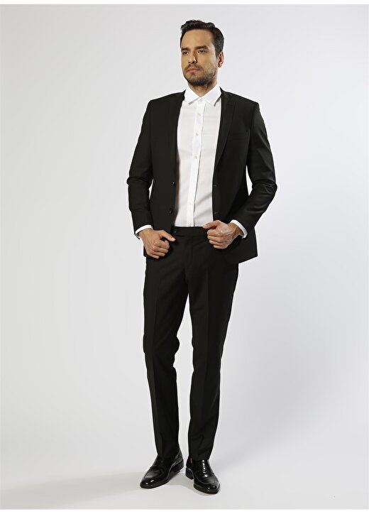 Altınyıldız Classic Slim Fit Siyah Takım Elbise 3