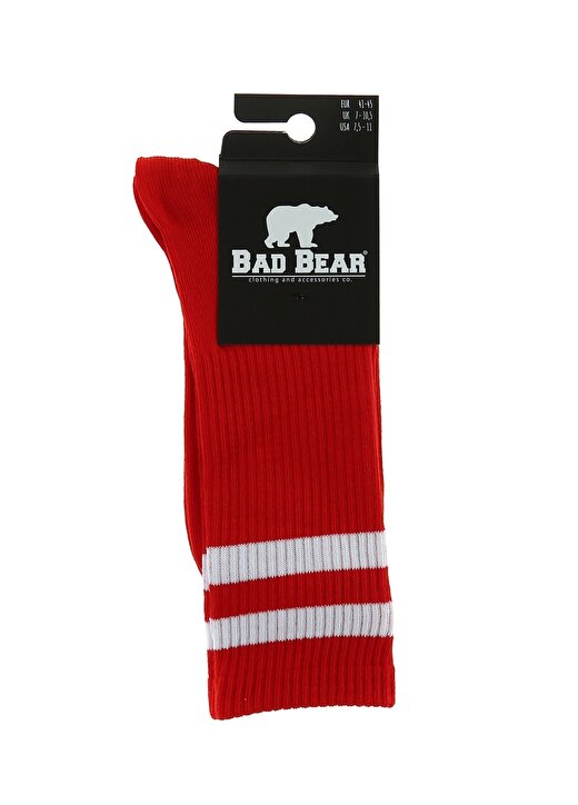 Bad Bear Kırmızı Erkek Çorap 1