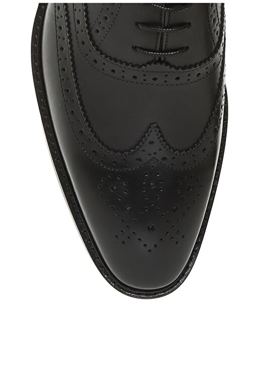 İnci Erkek Siyah Deri Klasik Ayakkabı 4