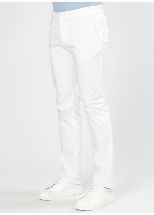 Avva Casual Beyaz Klasik Pantolon 3