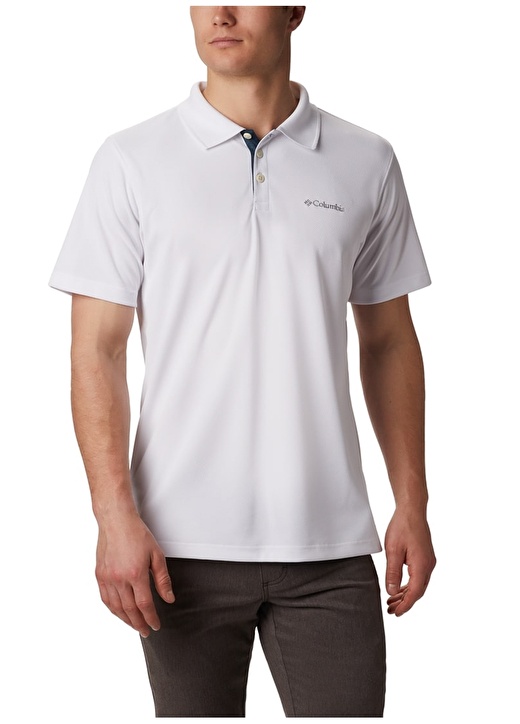 Columbia Beyaz Erkek Polo T-Shirt AM0126-100 1