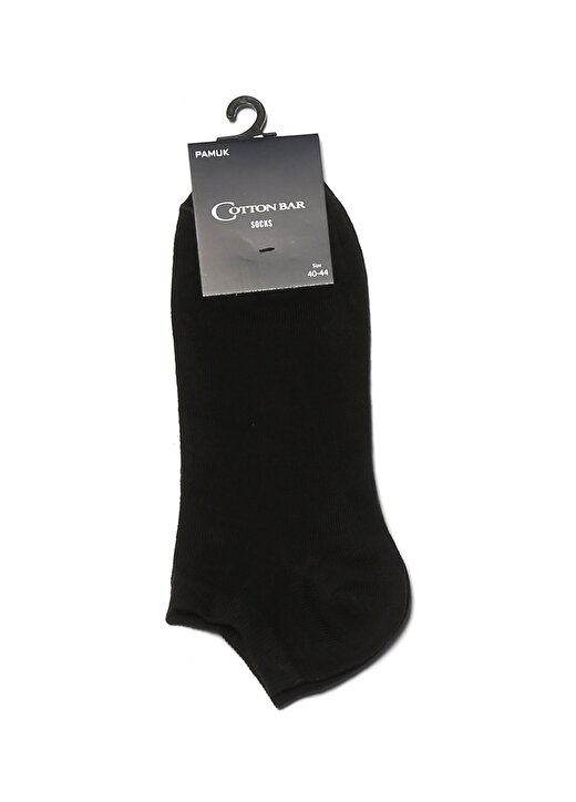 Cotton Bar Siyah Çorap 1