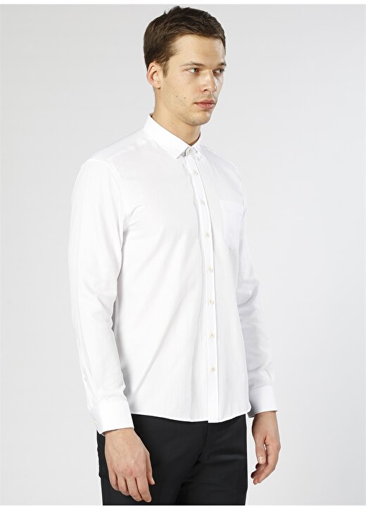 Pierre Cardin Regular Fit Beyaz Gömlek 4