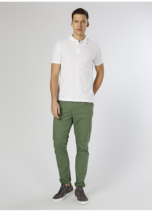 Pierre Cardin Polo Yaka Beyaz T-Shirt 4