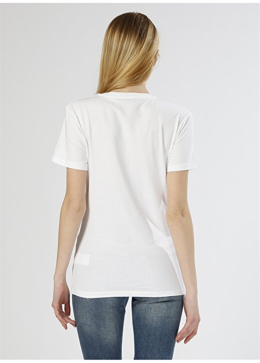 Calvin Klein Jeans Beyaz Kadın T-Shirt J20J206587 4