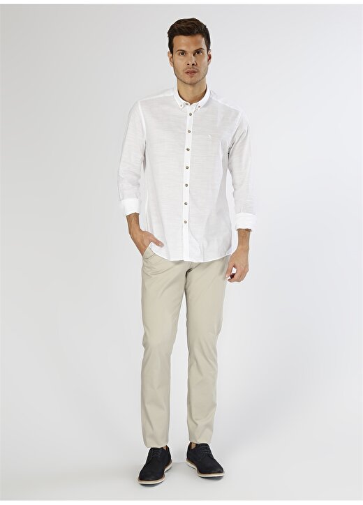 Pierre Cardin Slim Fit Beyaz Gömlek 2