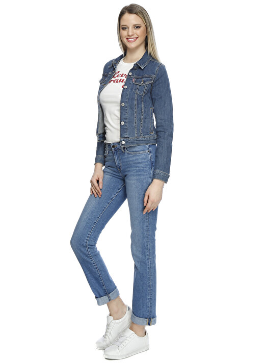 Levis Neon Lacivert Kadın Denim Ceket 29945-0014 2