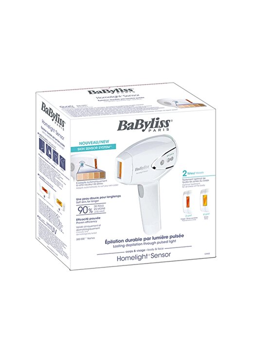 Babyliss G960E Homelight Le Skin Sensor 300.000 Atım IPL Ipl Lazer Epilasyon 4