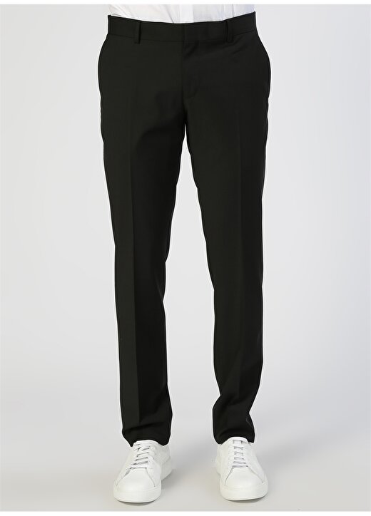 Fabrika Klasik Boru Paça Siyah Klasik Pantolon 2