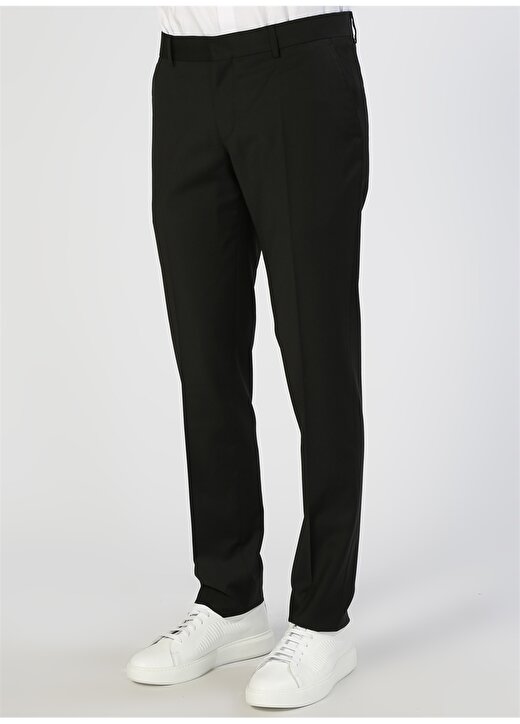 Fabrika Klasik Boru Paça Siyah Klasik Pantolon 3