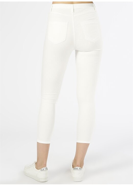 Koton Skinny Beyaz Pantolon 4