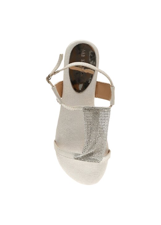 Mi Piace Gümüş Kadın Sandalet 4