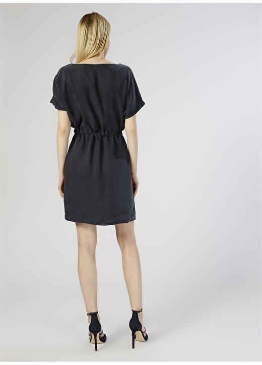 Network Taş İşlemeli Lacivert Elbise 4