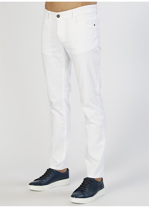 Altinyildiz Classic Beyaz Klasik Pantolon 3