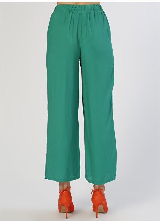 Koton Relax Fit Yeşil Pantolon 4