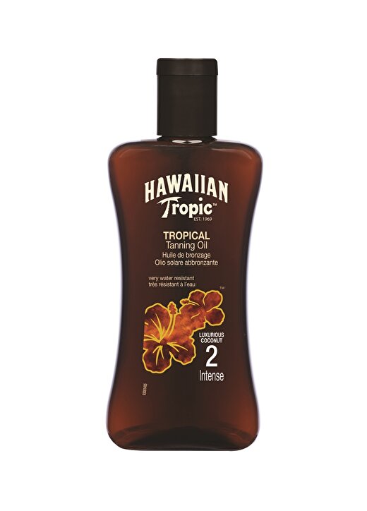 Hawaiian Tropic Tanning Oil Intense SPF 2 200 Ml Güneş Ürünü 1