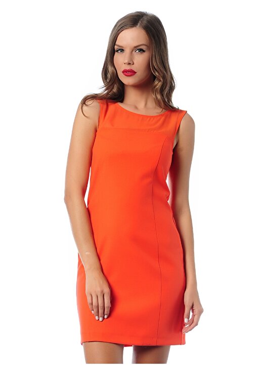 Vero Moda Oranj Elbise 2