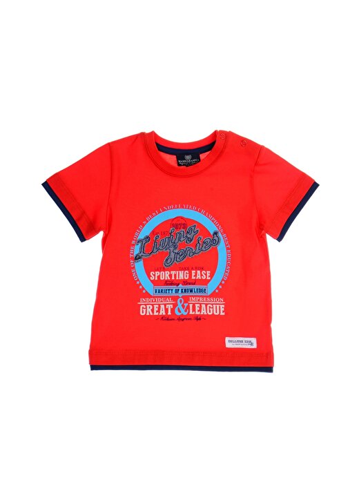Mammaramma Kırmızı Erkek Çocuk T-Shirt 1