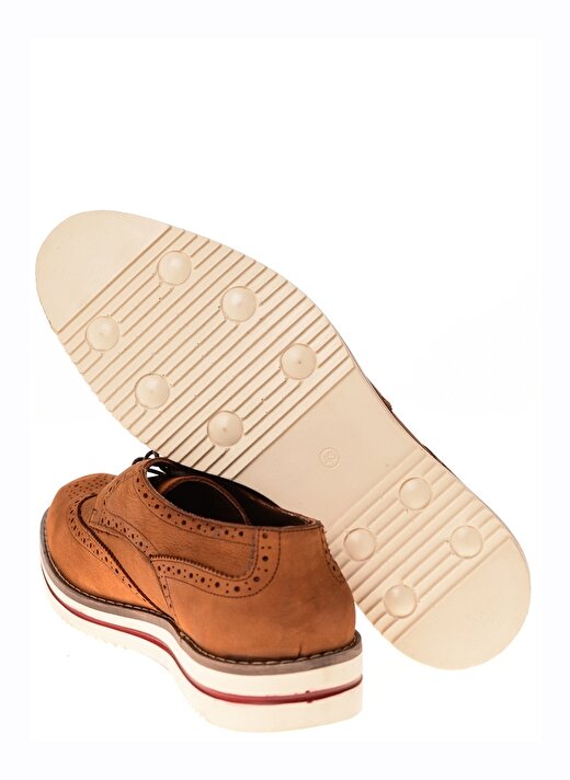 New Vision Bağcıklı Kahverengi Erkek Günlük Ayakkabı 4