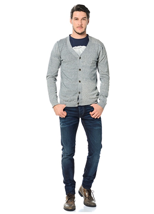 Jack & Jones Gri Melanj Kazak 2