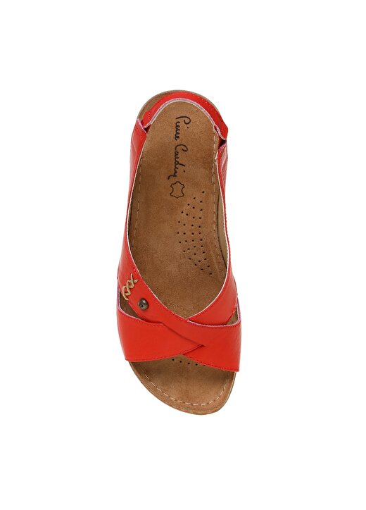 Pierre Cardin Kırmızı Kadın Sandalet 4