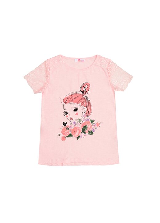 Pink&Orange Açık Pembe Kız Çocuk T-Shirt 1