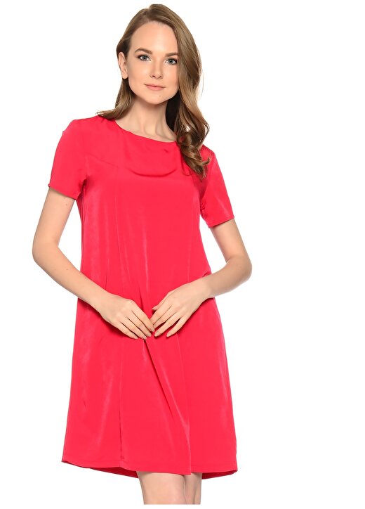 Limon 1798 Kırmızı Kadın Elbise 2