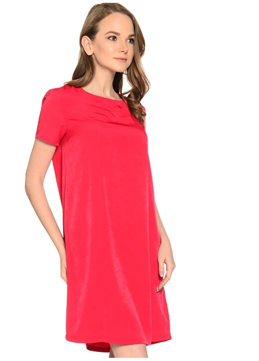 Limon 1798 Kırmızı Kadın Elbise 3