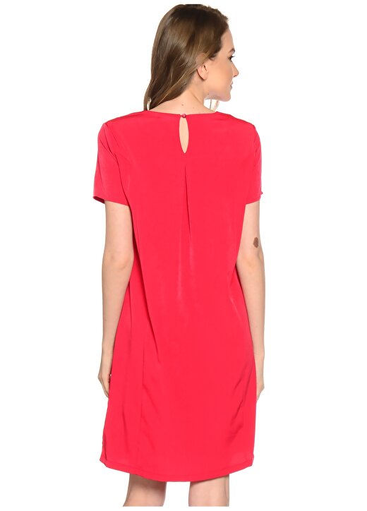 Limon 1798 Kırmızı Kadın Elbise 4