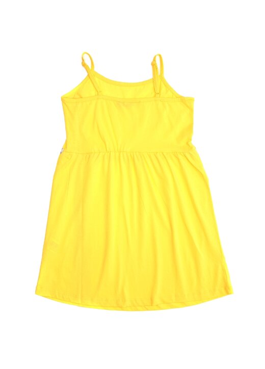 Limon Sarı Kız Çocuk Elbise 2