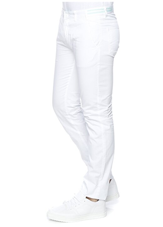 Limon Beyaz Klasik Pantolon 3