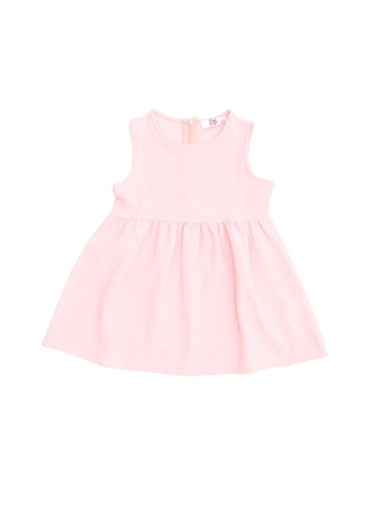 Pink&Orange MAR55 Pembe Pileli Kız Çocuk Elbise 1