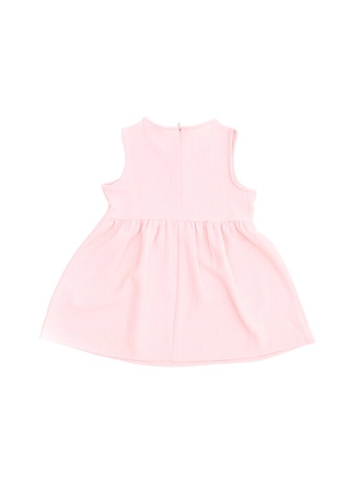 Pink&Orange MAR55 Pembe Pileli Kız Çocuk Elbise 2