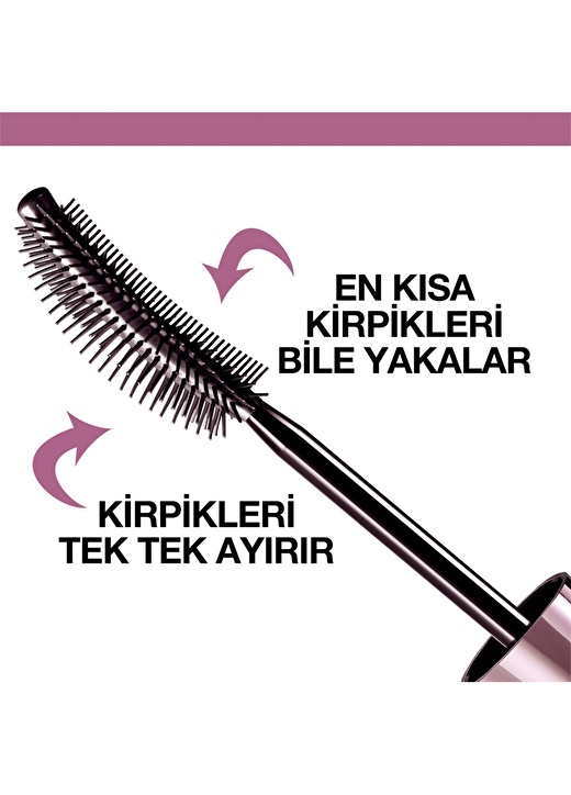 Maybelline Lash Sensational Yelpaze Etkili Intense Black Maskara 3