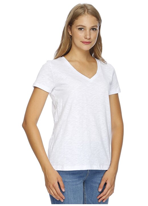 Twist Beyaz Kadın T-Shirt 3