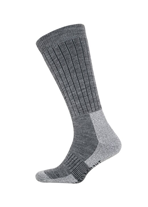 Thermoform Gri Kadın Uzun Çorap 2