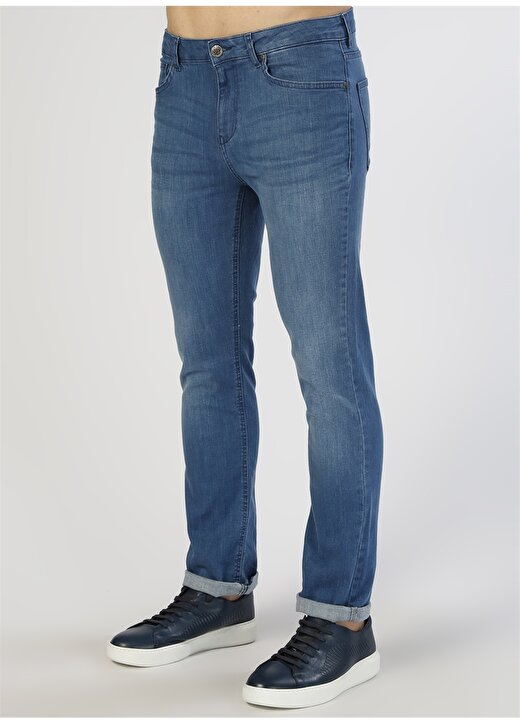 Koton Regular Fit Mavi Klasik Pantolon 3