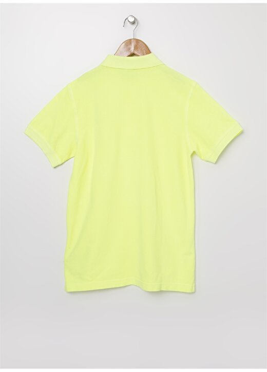 Benetton Erkek Çocuk Polo Yaka Neon Sarı T-Shirt 2