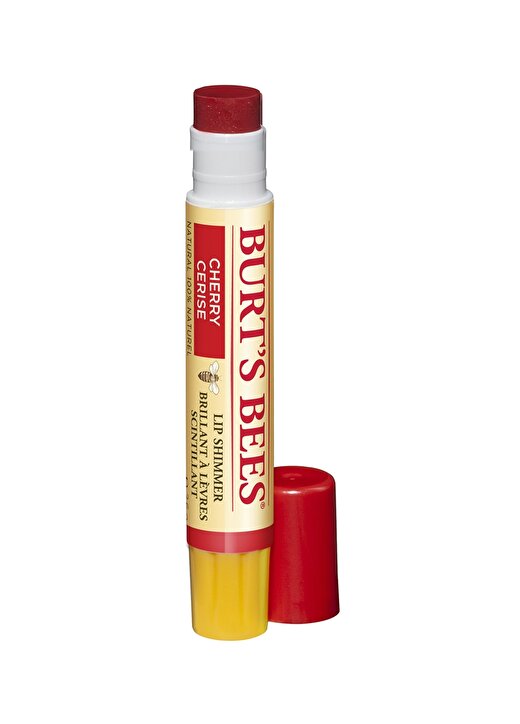 Burts Bees %100 Doğal Renkli Ve Işıltılı Dudak Bakımı - Nar Çiçegi - Lip Shimmer - Cherry Ruj 1